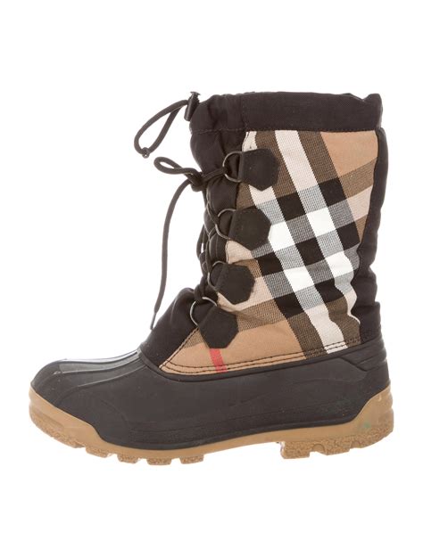 burberry snow boot|burberry check back boots.